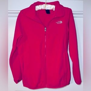 Like new. The North Face fleece jacket. Size kids XL